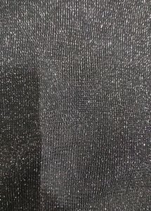black shimmer inner top