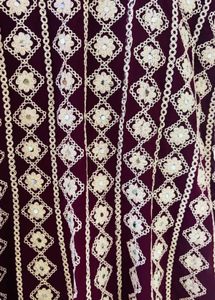 Embroidered Fit &amp; Flare Dress