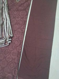 Neeru's Brown Embellished Salwar Suit