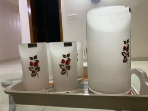 Frosted Glass Premium Jug & Glases