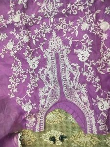 purple pakistani suit
