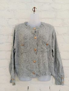 Vintage Cropped Cardigan Sweater