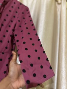 Polka Dot Midi Dress