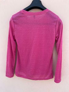 Shimmery Pink Top