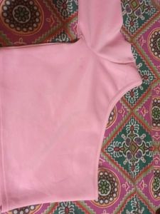 Pink One-Sleeve Crop Top