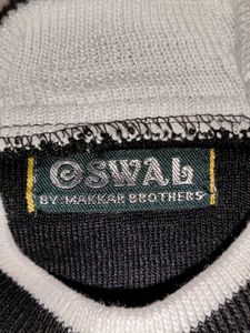 Striped Knit Sweater For Boys/Girls Both Size - M