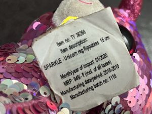 TY - Unicorn Pink Soft Toy