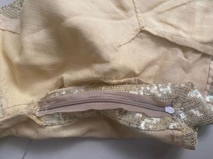 Golden Sequin Party Blouse