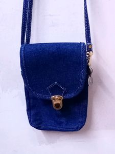 Denim Small Sling Bag