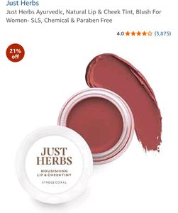 Sealed✅️Just Herbs Lip N Cheek Tint😍New✅️