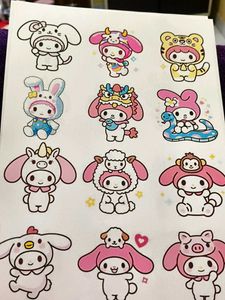 Cute Kawaii Stickers Pack Of 3 Sheet