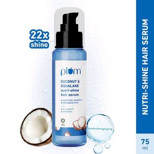 Plum Coconut Nutri-Shine Hair Serum For Smooth, Sh