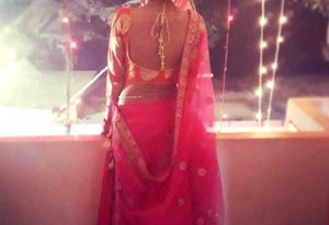 Banarasi Blouse Orange Color