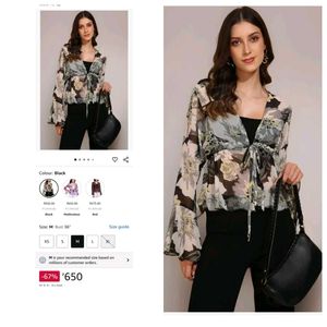 💥BRAND New Top Cum  Mini Shrug💥