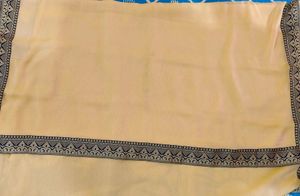 Yellow Dupatta with Black Border