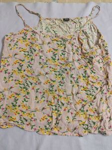 Pink Floral Night Suit Set