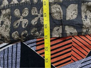 Ikat Fusion Kurti - Grey/Pink - Size L