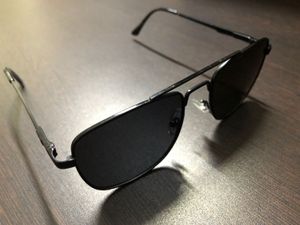 Black Aviator Sunglasses