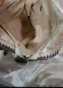 Silver Chain Detail Bag