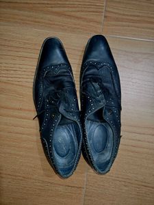 Louis Philippe Leather Formal Shoes