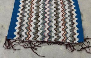 Handwoven Zigzag Pattern Scarf Or Stole