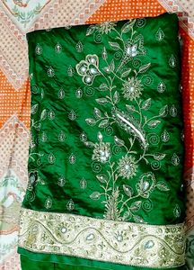 Heavy Work Silk Saree