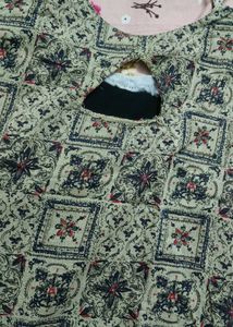 Patterned Mini Dress