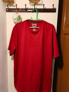 Jockey Red T-Shirt Size L