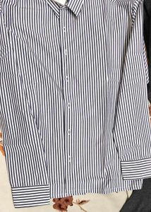 Striped Button-Down Shirt