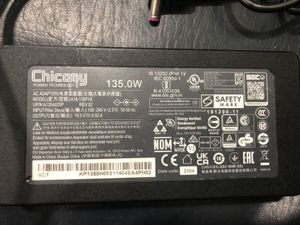 Chicony Laptop Charger 135W
