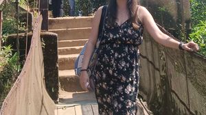 Black Floral Jumpsuit