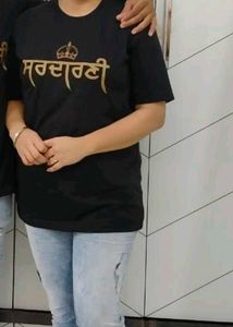 Sardarni Written Punjabi Tshirt