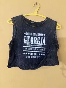 Georgia Graphic Crop Top