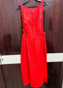 Red Sleeveless Dress