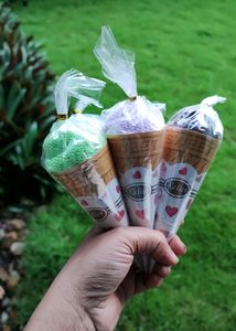 Ice Cream Shaped Small Napkins.20×20cms