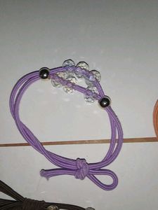 Beautiful Bead Hair Tie In 8 Different Colours