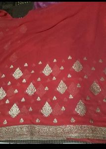 Rust Colour Saree