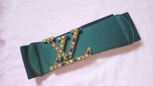 Lv Buckle Wide Belt