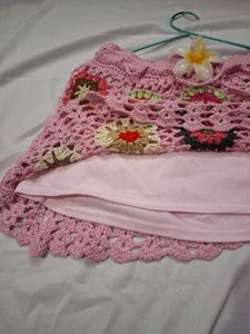 Handmade Crochet Skirt