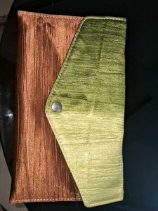 Stylish Two-Tone Clutch