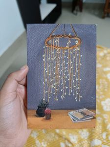 Lights Theme Hand painted Postcards