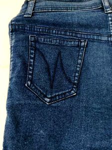 Women Blue Hipster Shorts