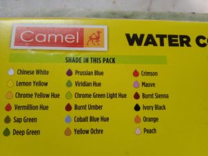Combo Of 2 Sets Camel Water Colour Tubes.
