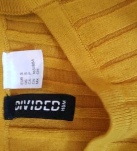 H&amp;M Mustard Top Yellow💛