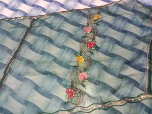 Green Embroidered Kurta Set