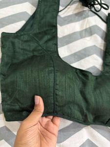 Half Sleeves Blouse W Dori