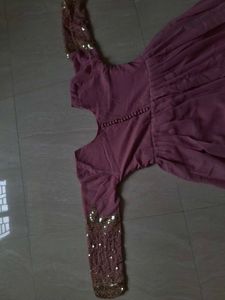 Pink Anarkali suit set🌷