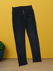 H-93 Size-30 Stylish Black Jeans