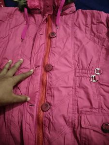Woolen Jacket With Cap