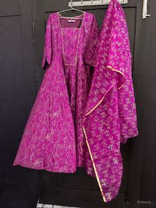 Purple Kurta Set